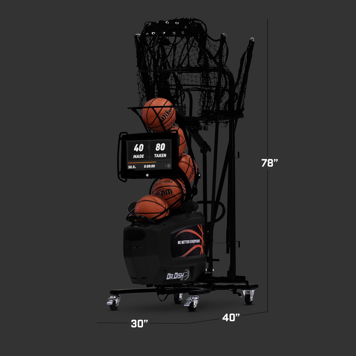 Dr. Dish CT Basketball Shooting Machine Dr. Dish Basketball